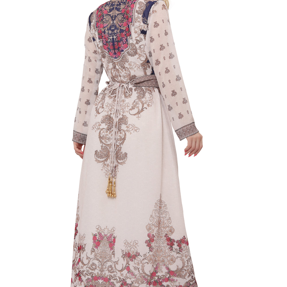 
                  
                    Digital Printed Khaleeji Thobe Party Gown
                  
                