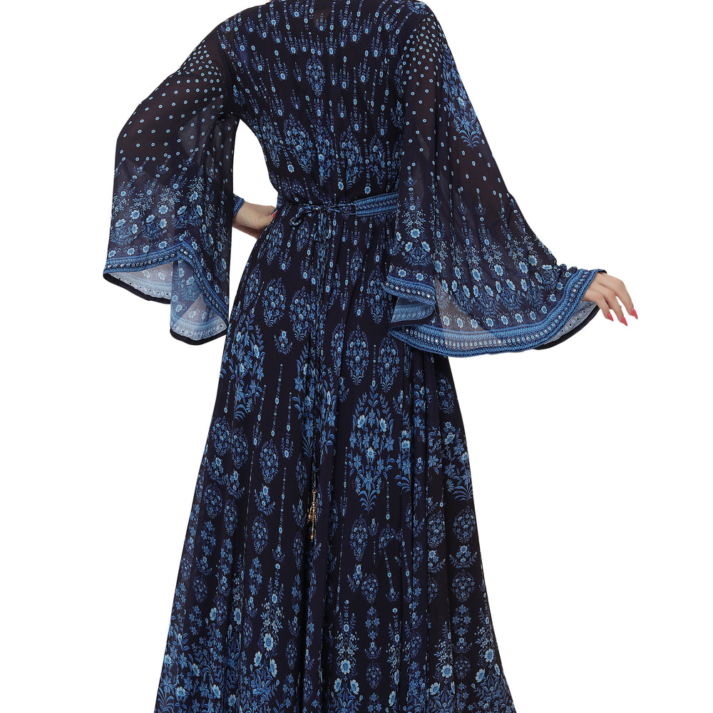 
                  
                    Digital Printed Kaftan Evening Gown
                  
                