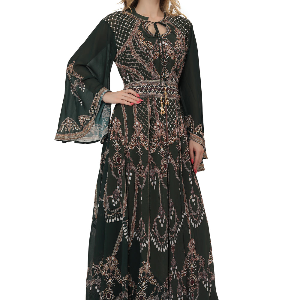 
                  
                    Digital Printed Takchita Maxi Gown
                  
                