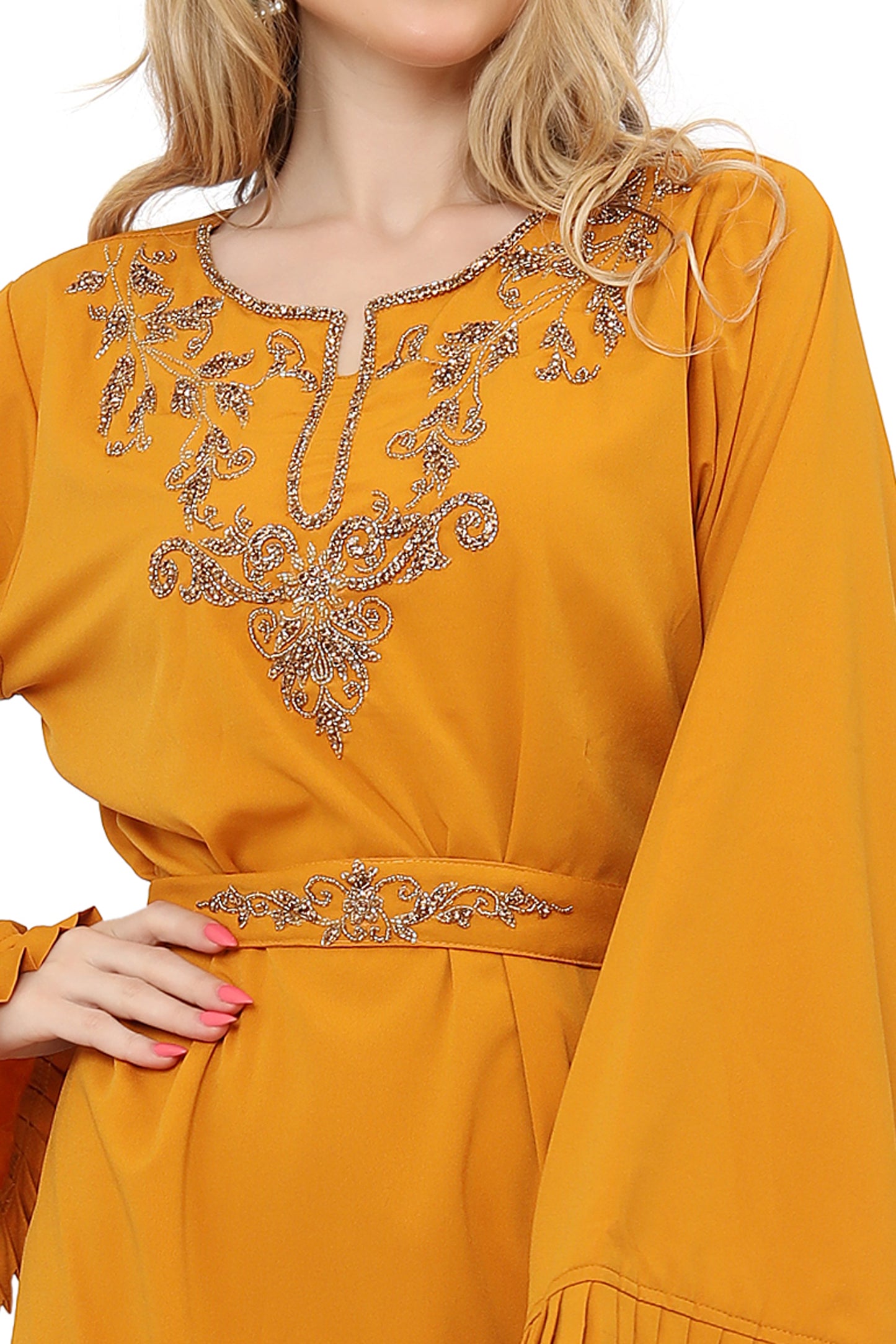 Moroccan Handmade Wedding Kaftan Dress