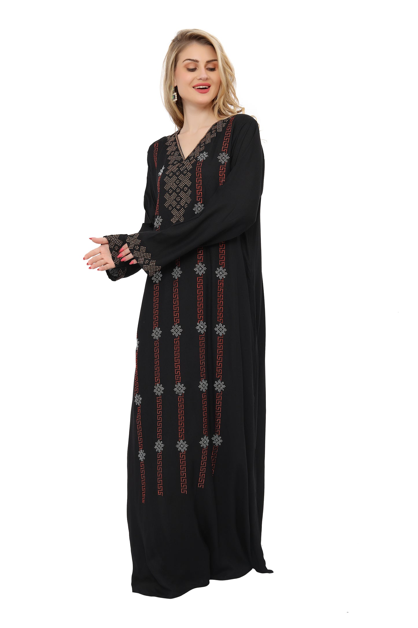 Designer Kaftan Maxi Dress For Women