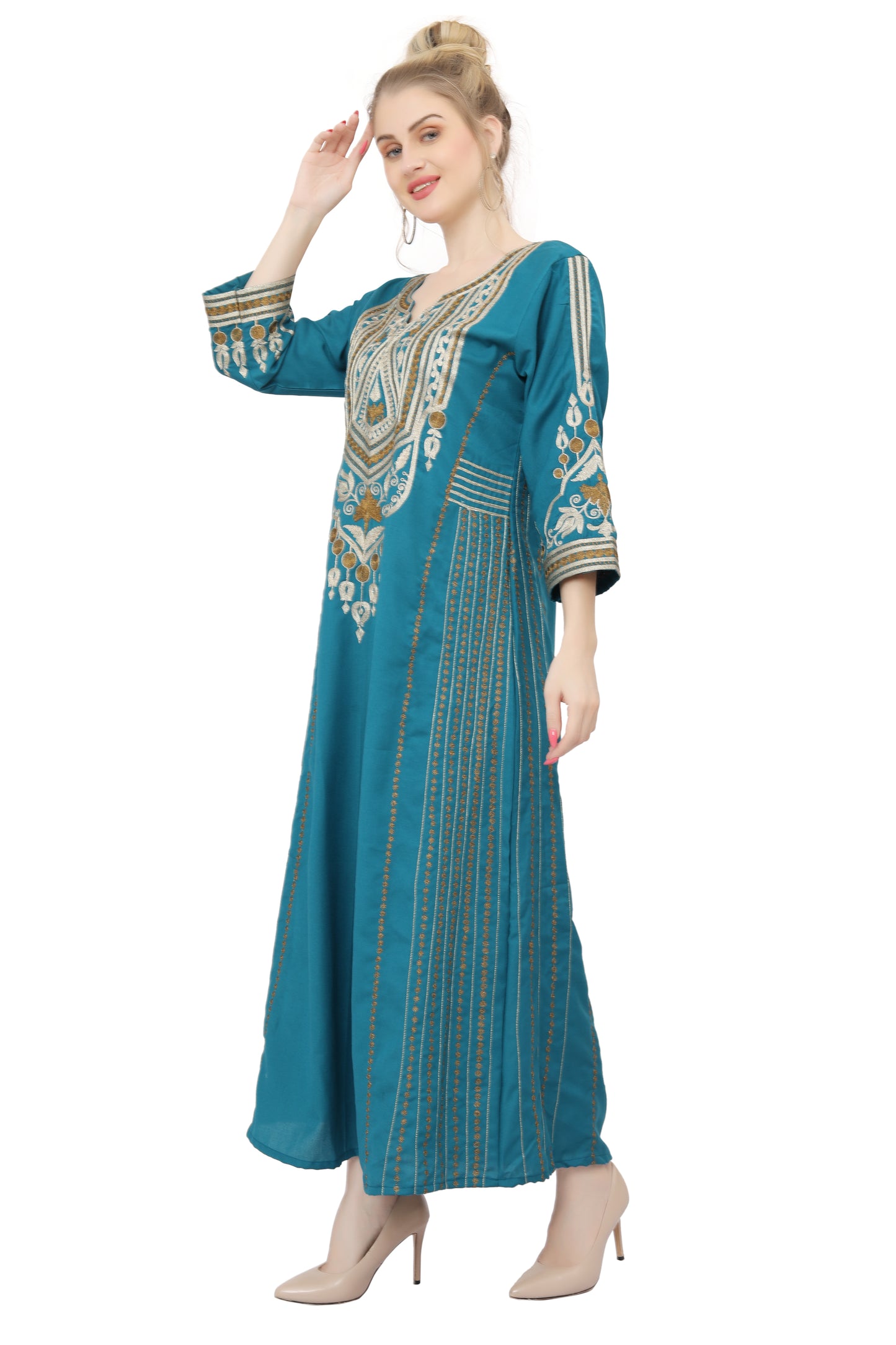 Traditional Kaftan Cocktail Maxi Gown