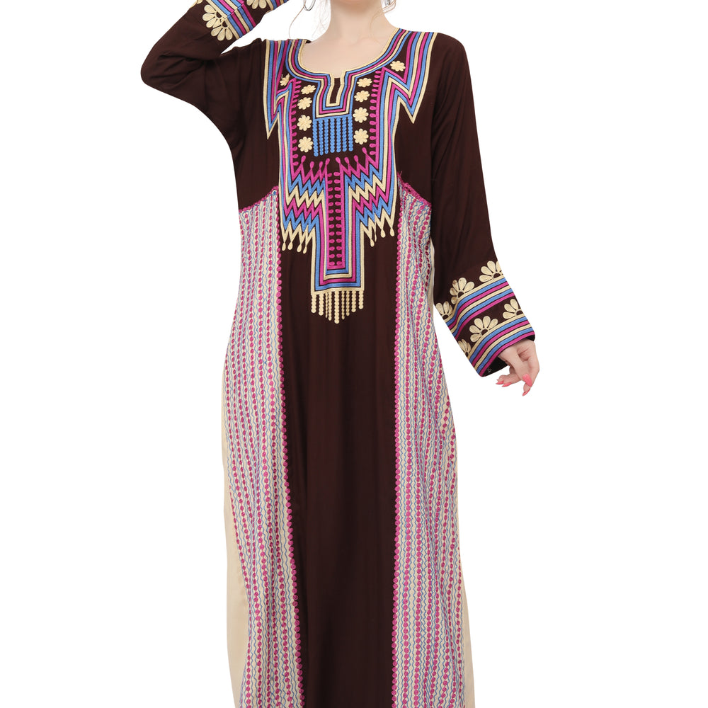 Designer Abaya Caftan Maxi Gown For Ladies