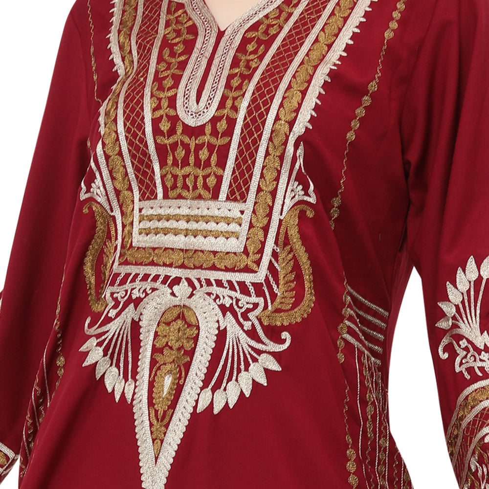 
                  
                    Traditional Kaftan Thobe Party Gown
                  
                