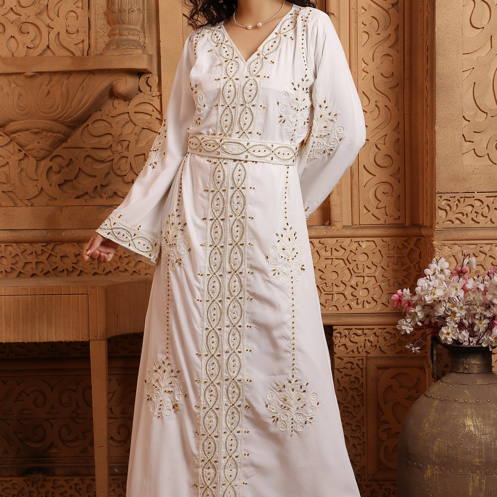 Designer Eid Wear Kaftan with Handwork Gown