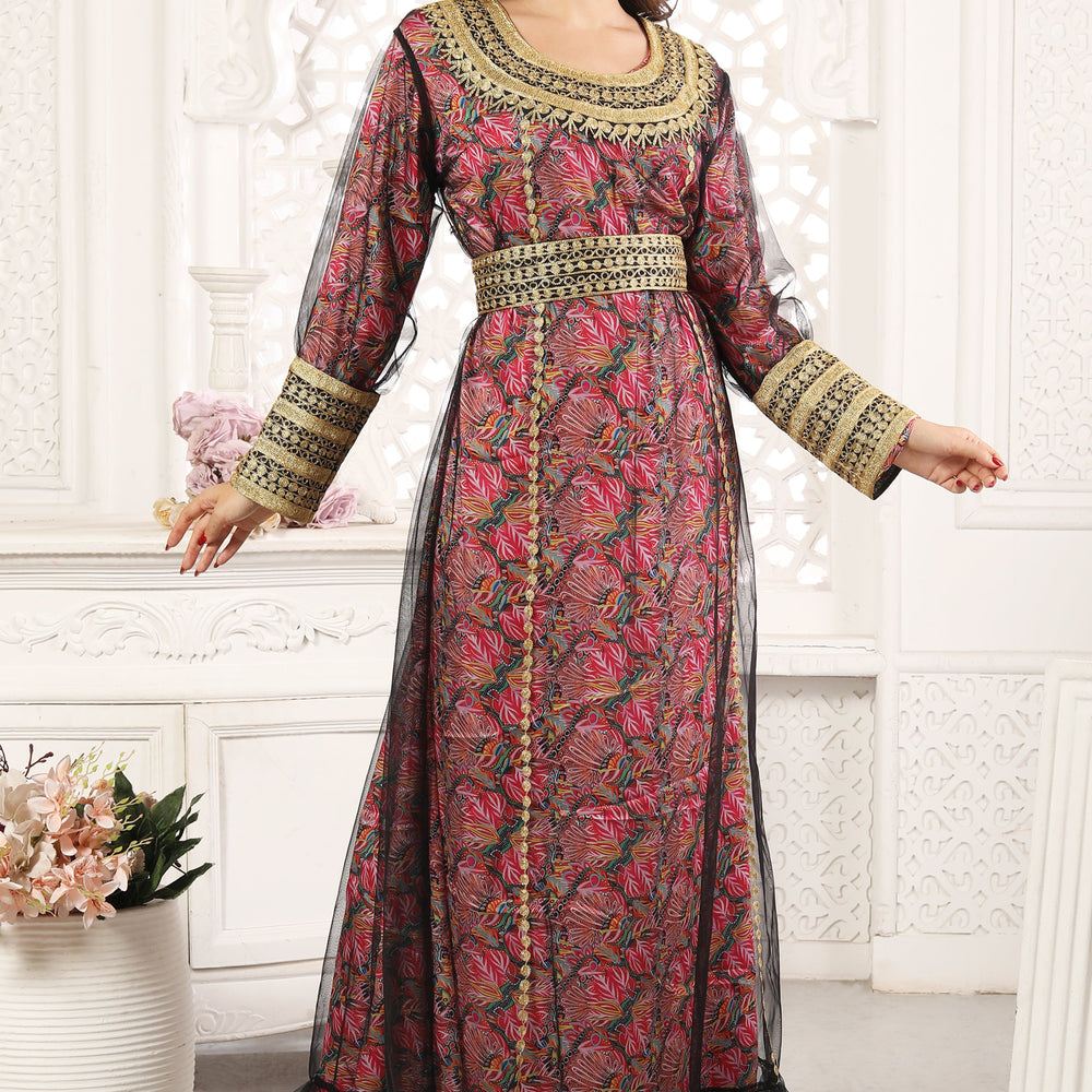 
                  
                    Eid Mubarak Ramadan Abaya Dubai Turkey Kaftan Gown
                  
                