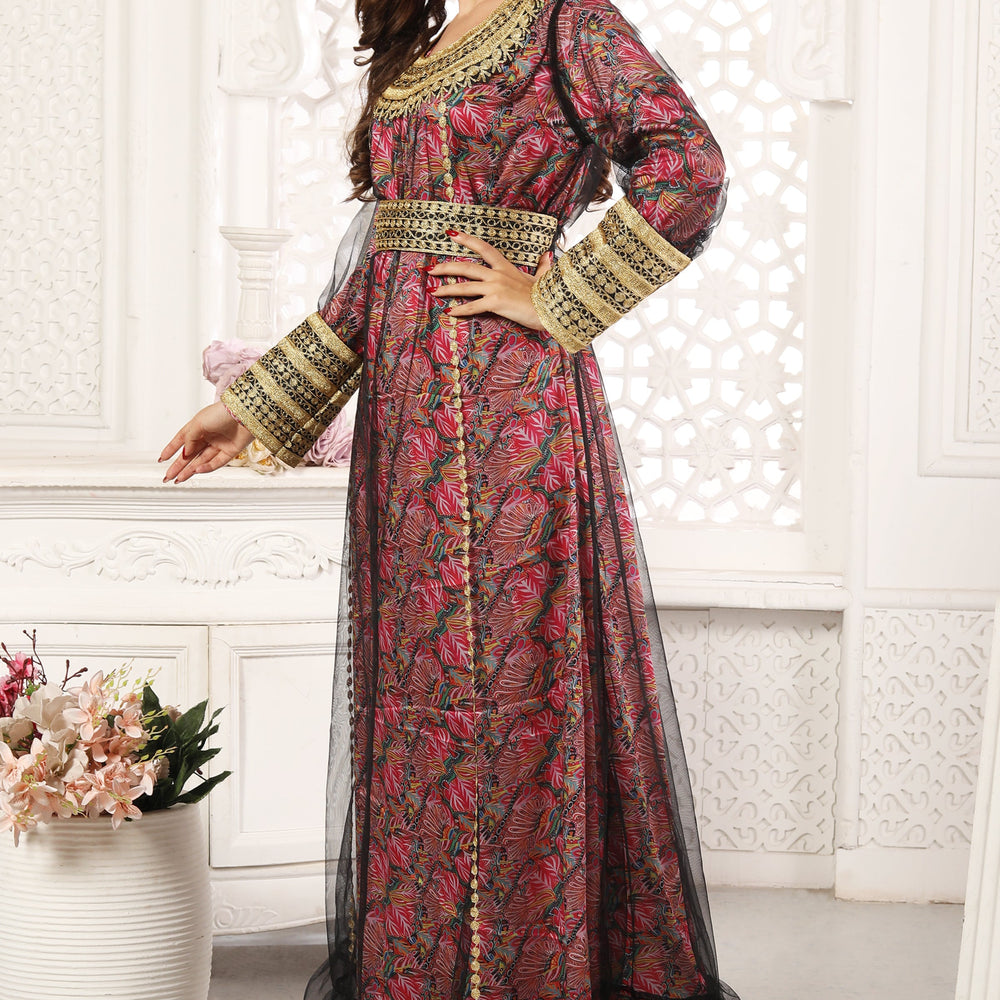 
                  
                    Eid Mubarak Ramadan Abaya Dubai Turkey Kaftan Gown
                  
                