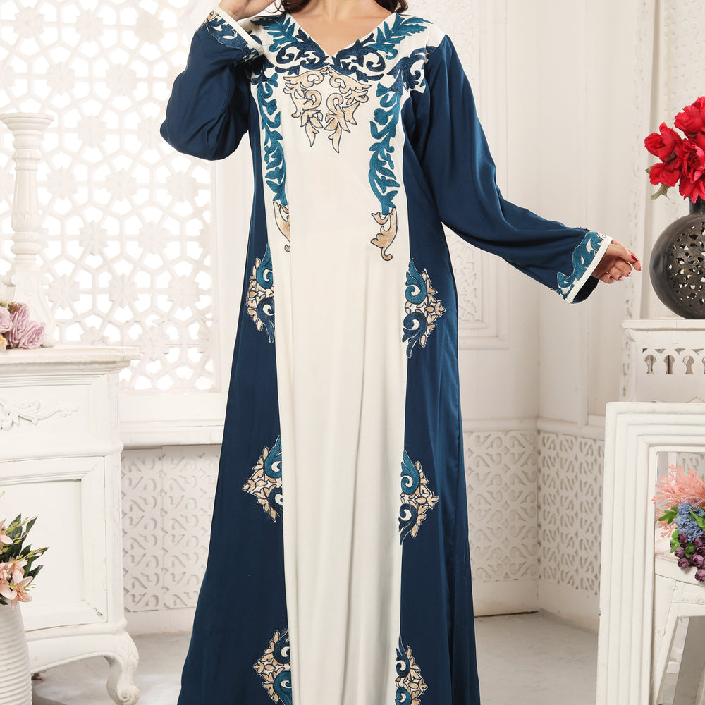 Designer Jalabiya Algerian Caftan Partywear Gown