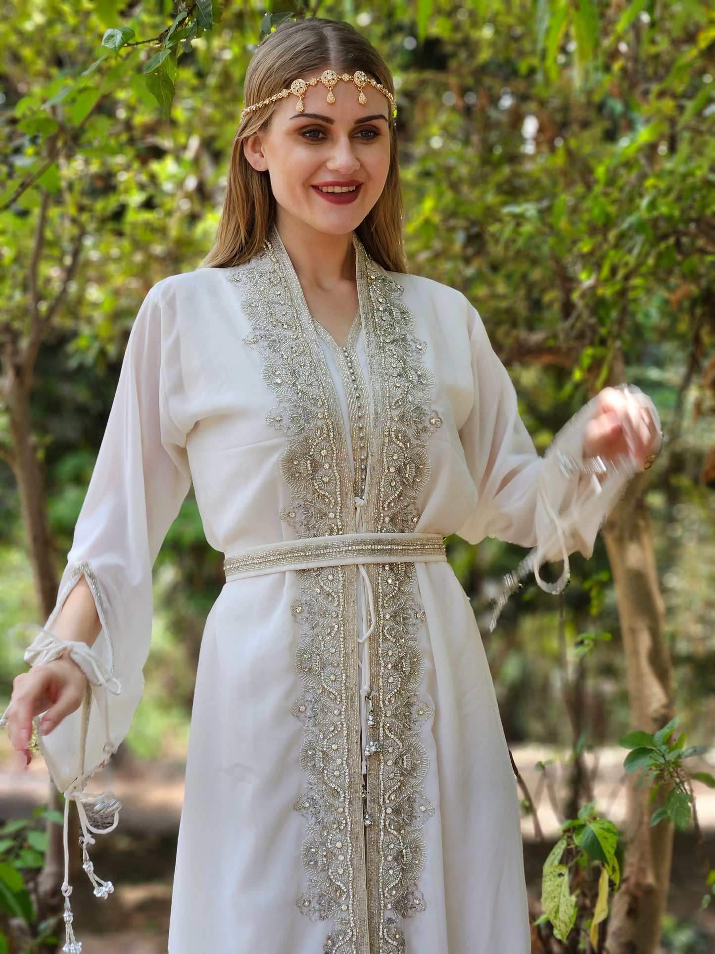 Maghribi Kaftan Evening Tea Party Gown