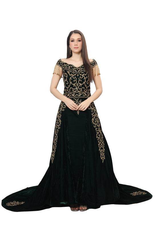 Designer Takchita Caftan Traditional Ethnic Wedding Gown