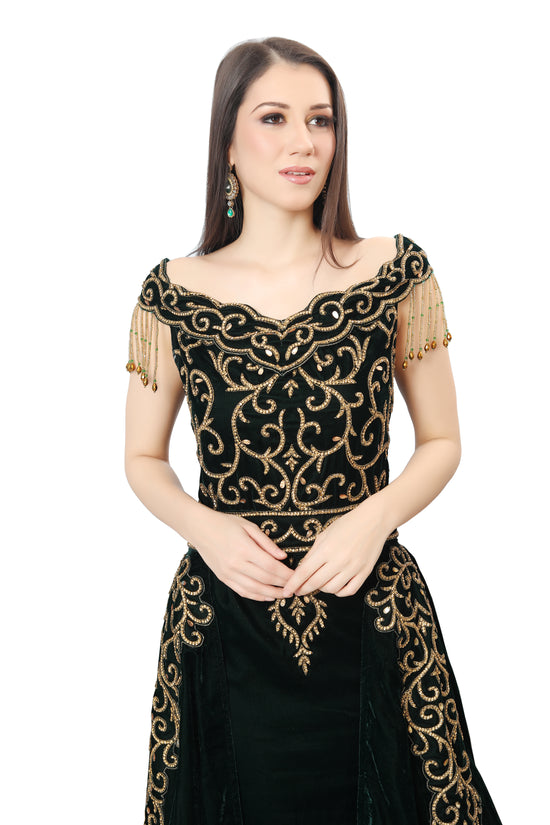 Designer Takchita Caftan Traditional Ethnic Wedding Gown