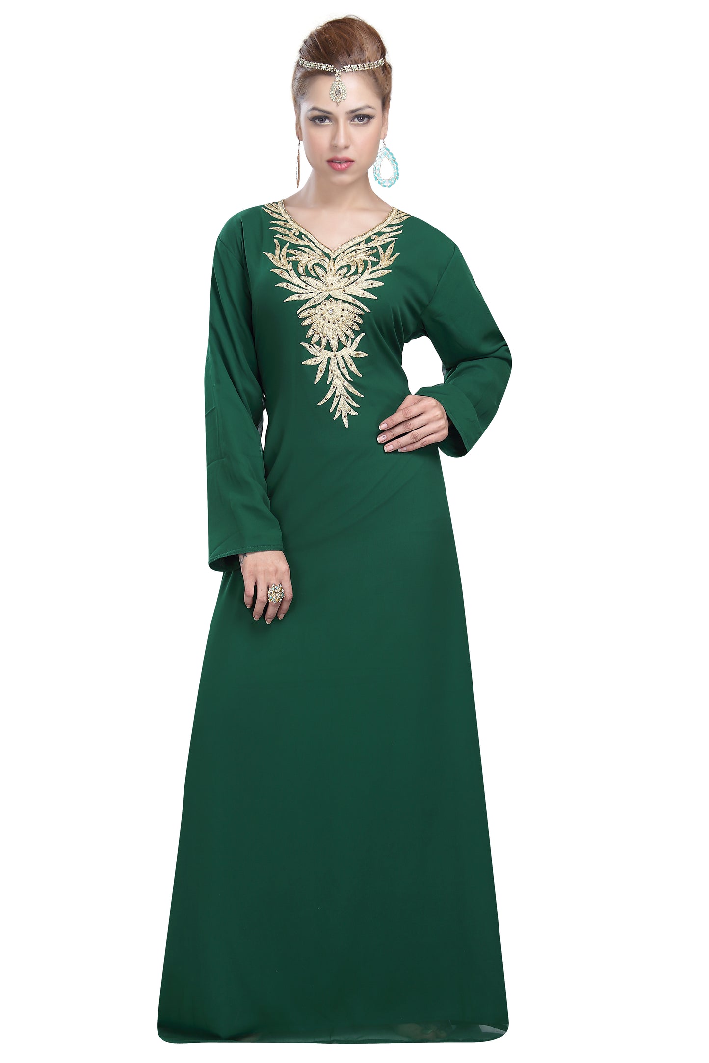 Evening Tea Party Wear Arabian Gown - Maxim Creation