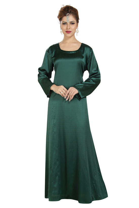 Nightie Dress Soft Satin Night Wear - Maxim Creation