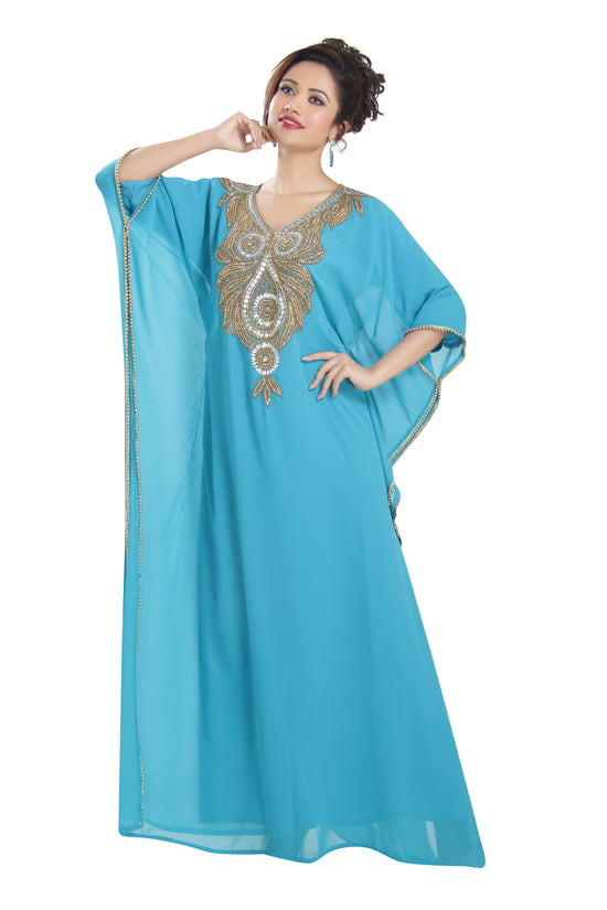 Designer Farasha Maxi Hand Embroidered Dress - Maxim Creation