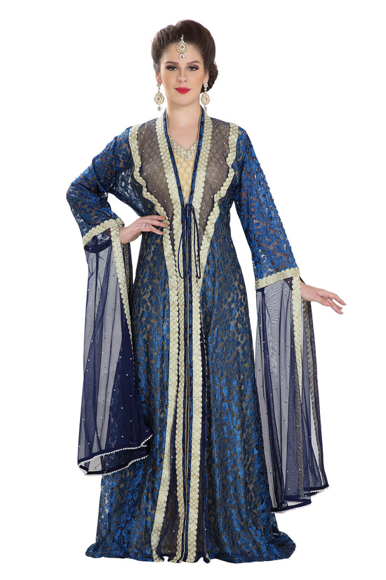 Henna Party Dress Khaleeji Thobe Caftan - Maxim Creation