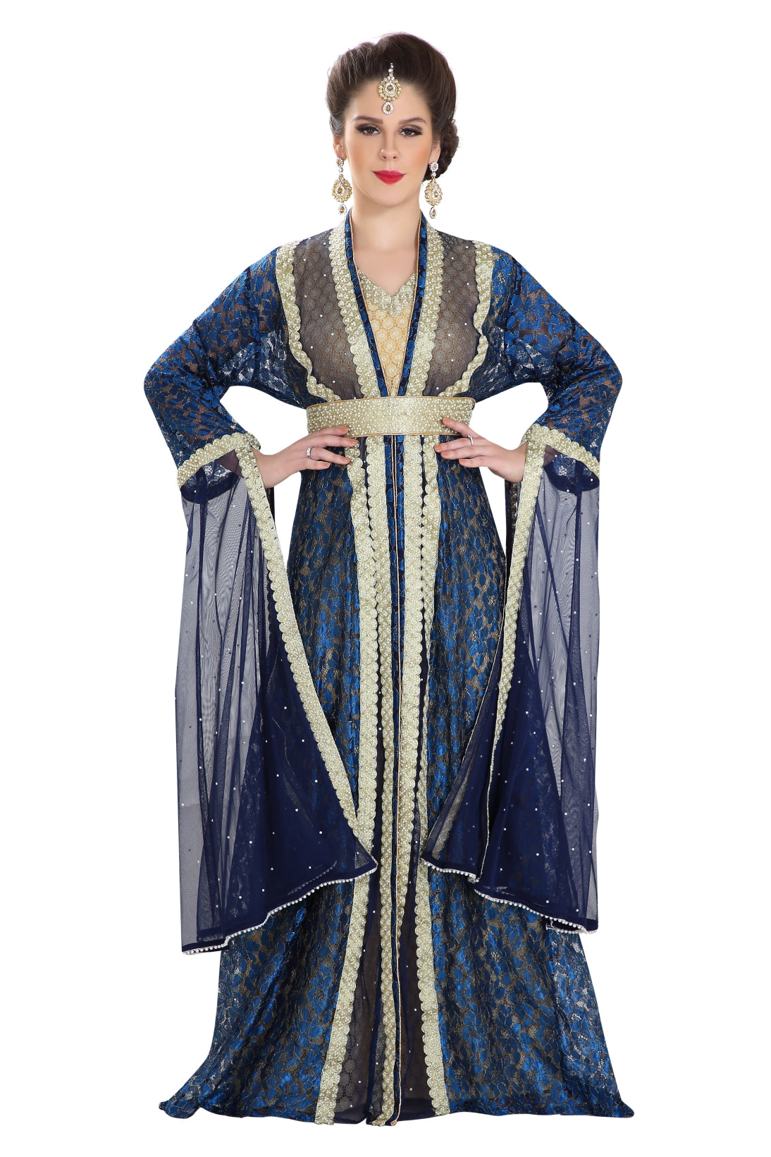 Henna Party Dress Khaleeji Thobe Caftan - Maxim Creation