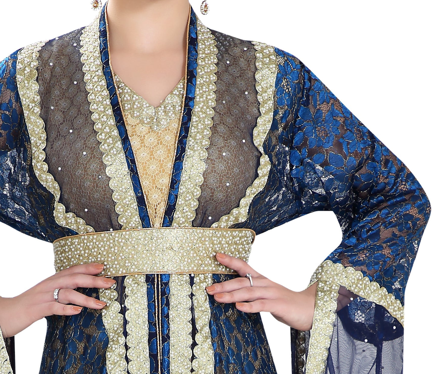 Henna Party Dress Khaleeji Thobe Caftan - Maxim Creation