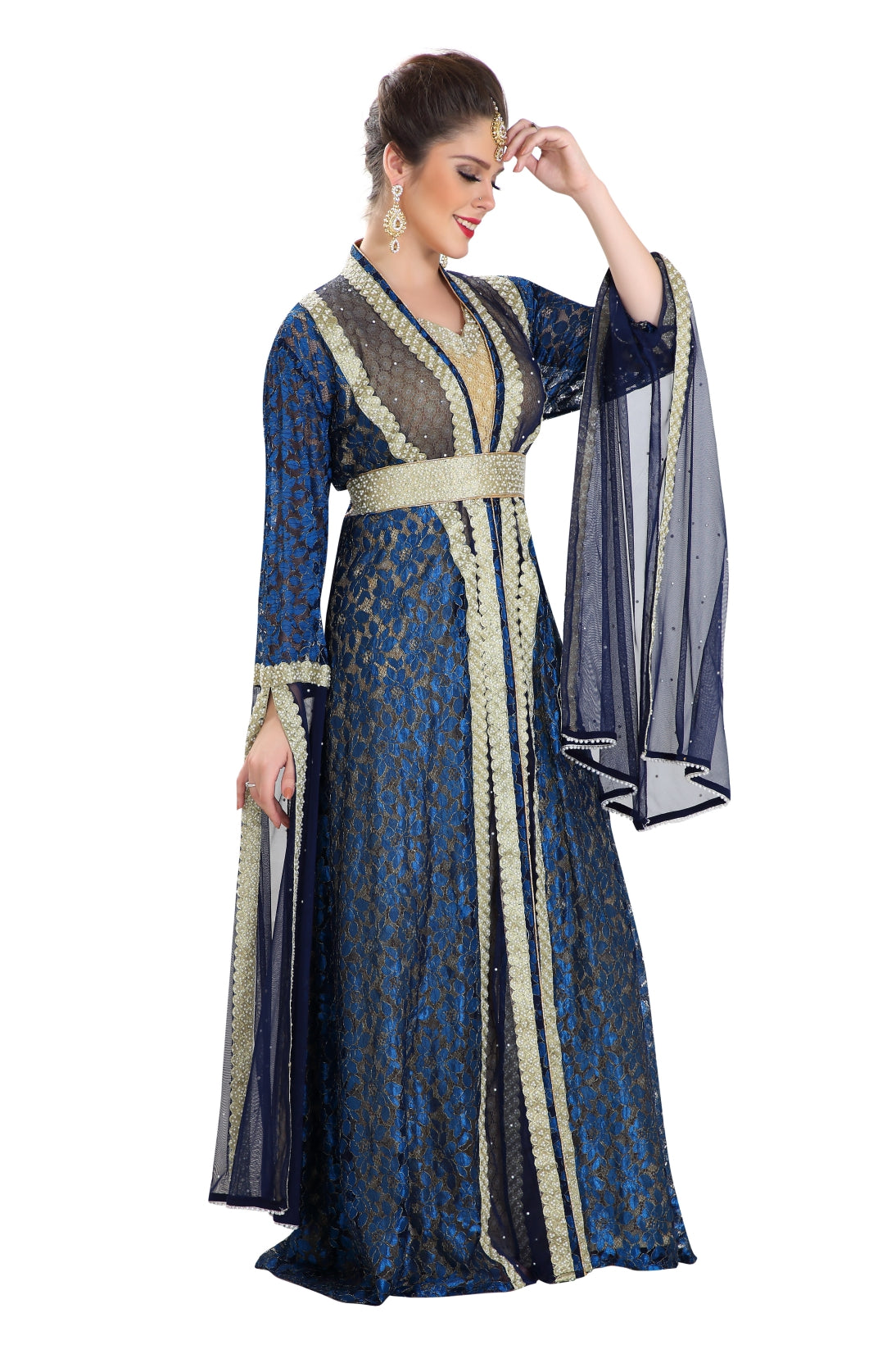 Henna Party Dress Khaleeji Thobe Caftan - Maxim Creation