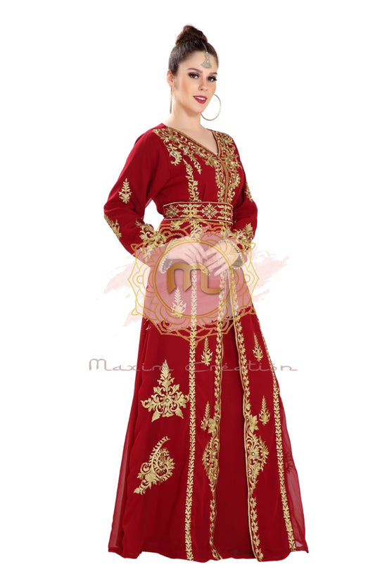 Traditional Maxi Dress Arabian Gown - Maxim Creation