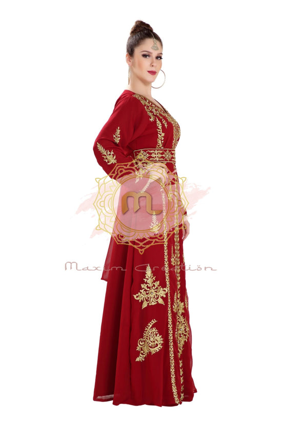 Traditional Maxi Dress Arabian Gown - Maxim Creation