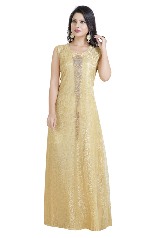 Khaleeji Thobe Jasmine Bridesmaid Dubai Kaftan - Maxim Creation