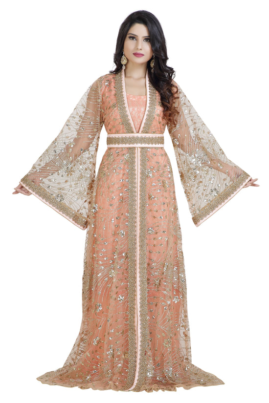 Turkish Caftan Dress Khaleeji Thobe - Maxim Creation