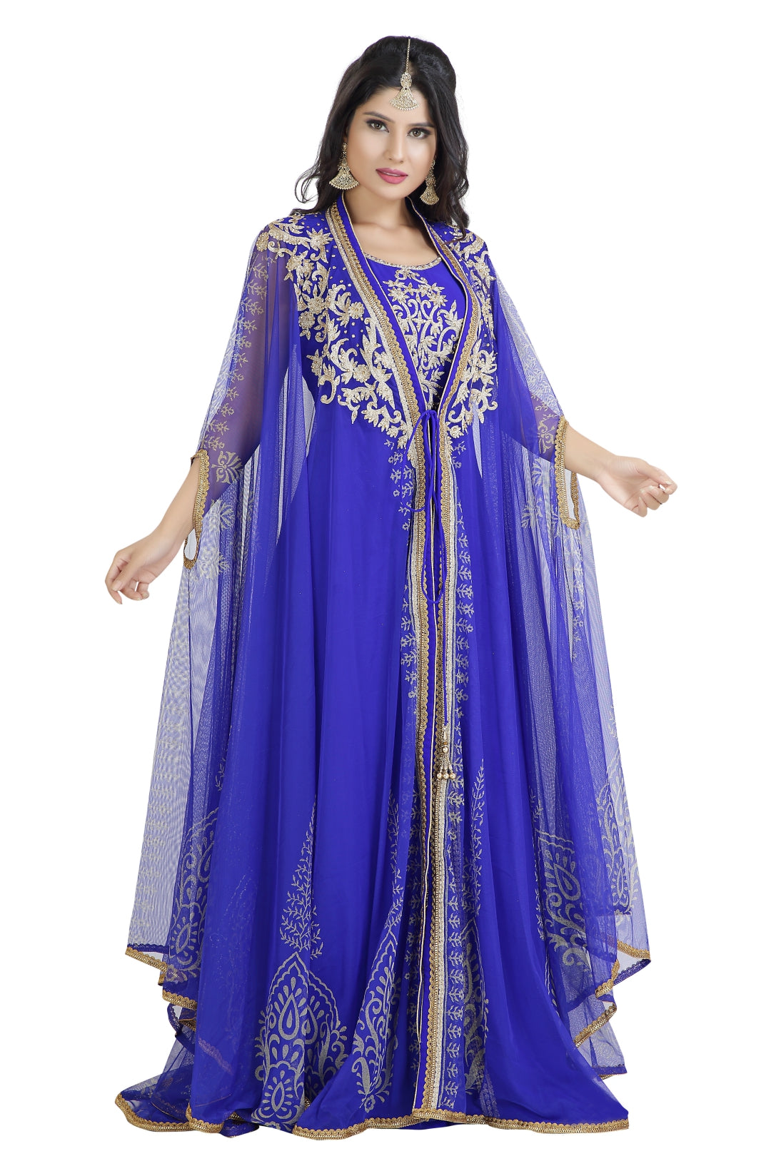 Farasha Dress Butterfly Wings Kaftan - Maxim Creation