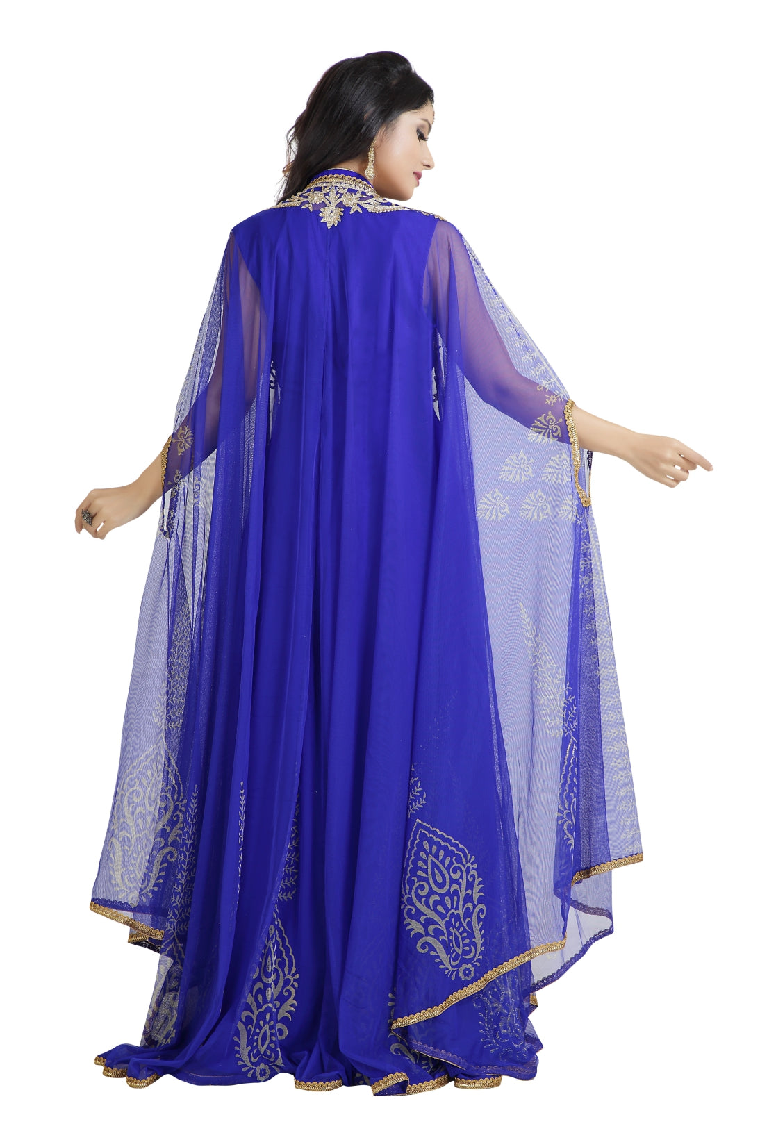 Farasha Dress Butterfly Wings Kaftan - Maxim Creation