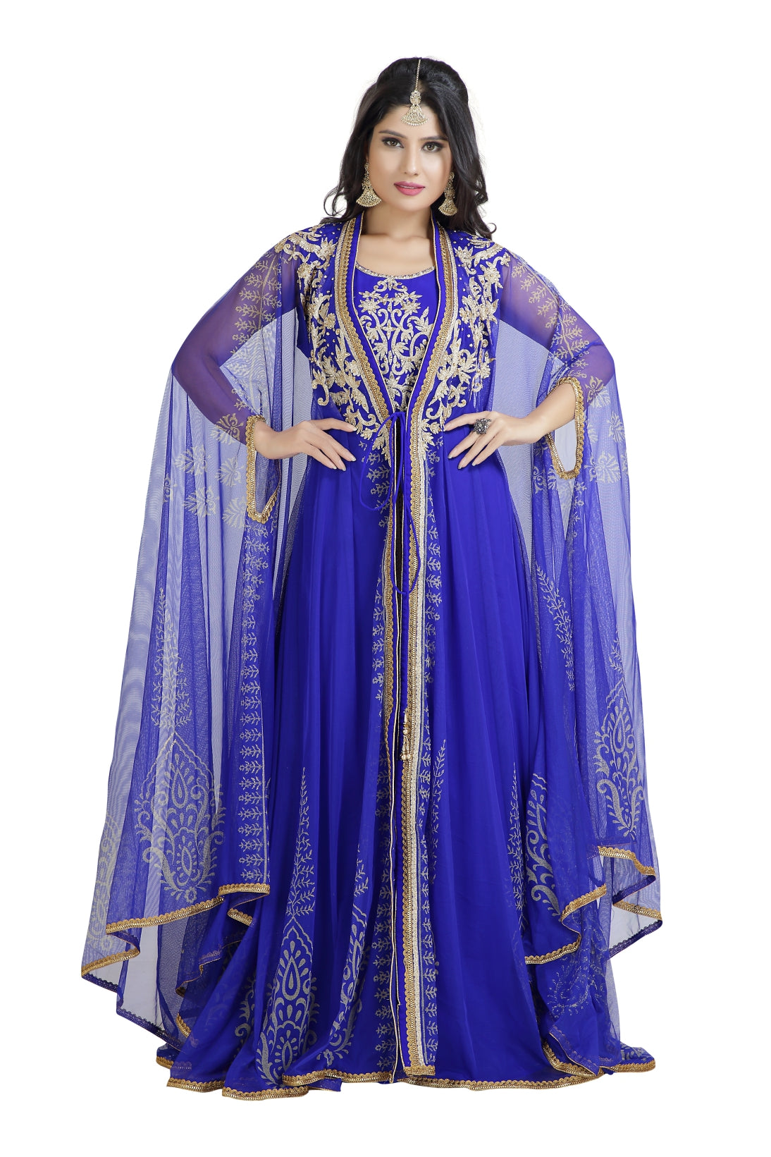 Farasha Dress Butterfly Wings Kaftan - Maxim Creation