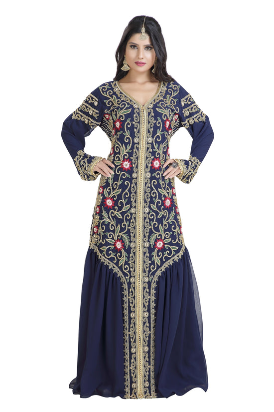 Embroidered Dress Jabodar Wedding Gown - Maxim Creation