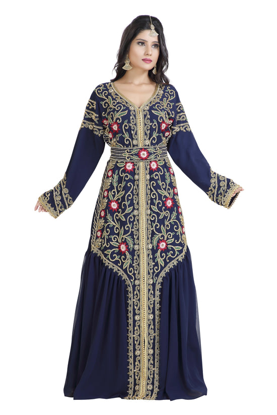 Embroidered Dress Jabodar Wedding Gown - Maxim Creation