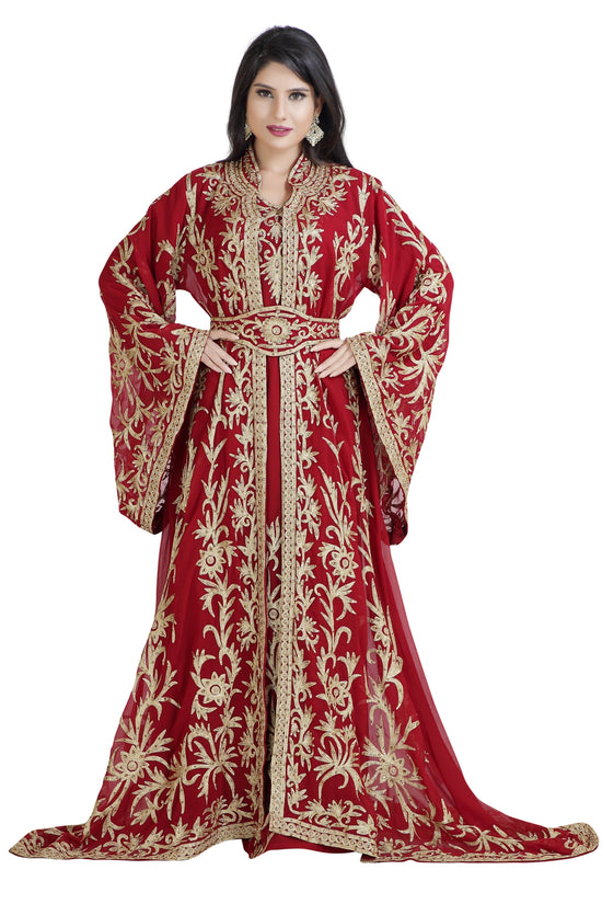 Traditional Dress Khaleeji Thobe Wedding Gown - Maxim Creation