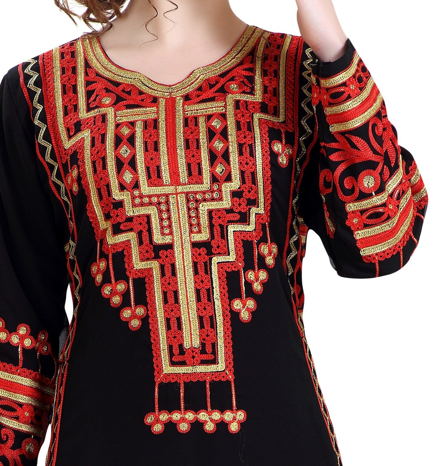 Farasha Maxi Long Sleeve Kaftan - Maxim Creation