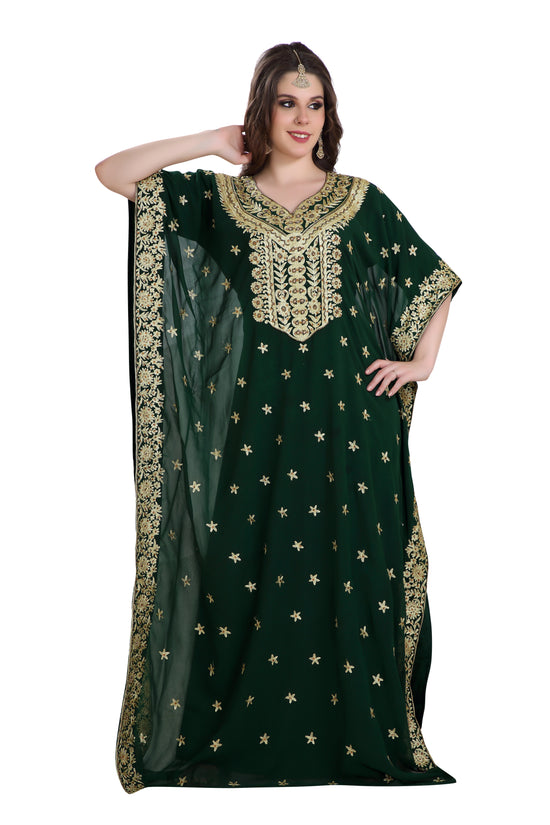 Farasha Maxi with Ari Zari Embroidery - Maxim Creation