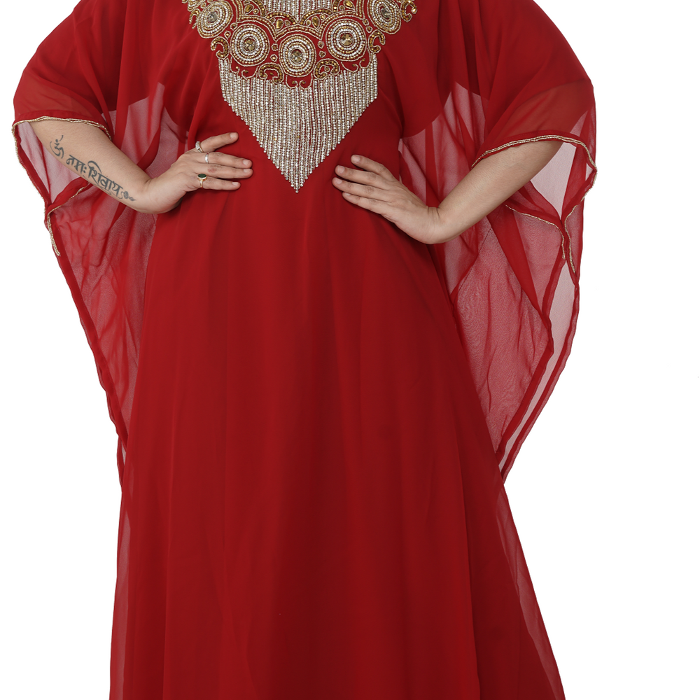Casual Poncho Gown Maxi Dress - Maxim Creation