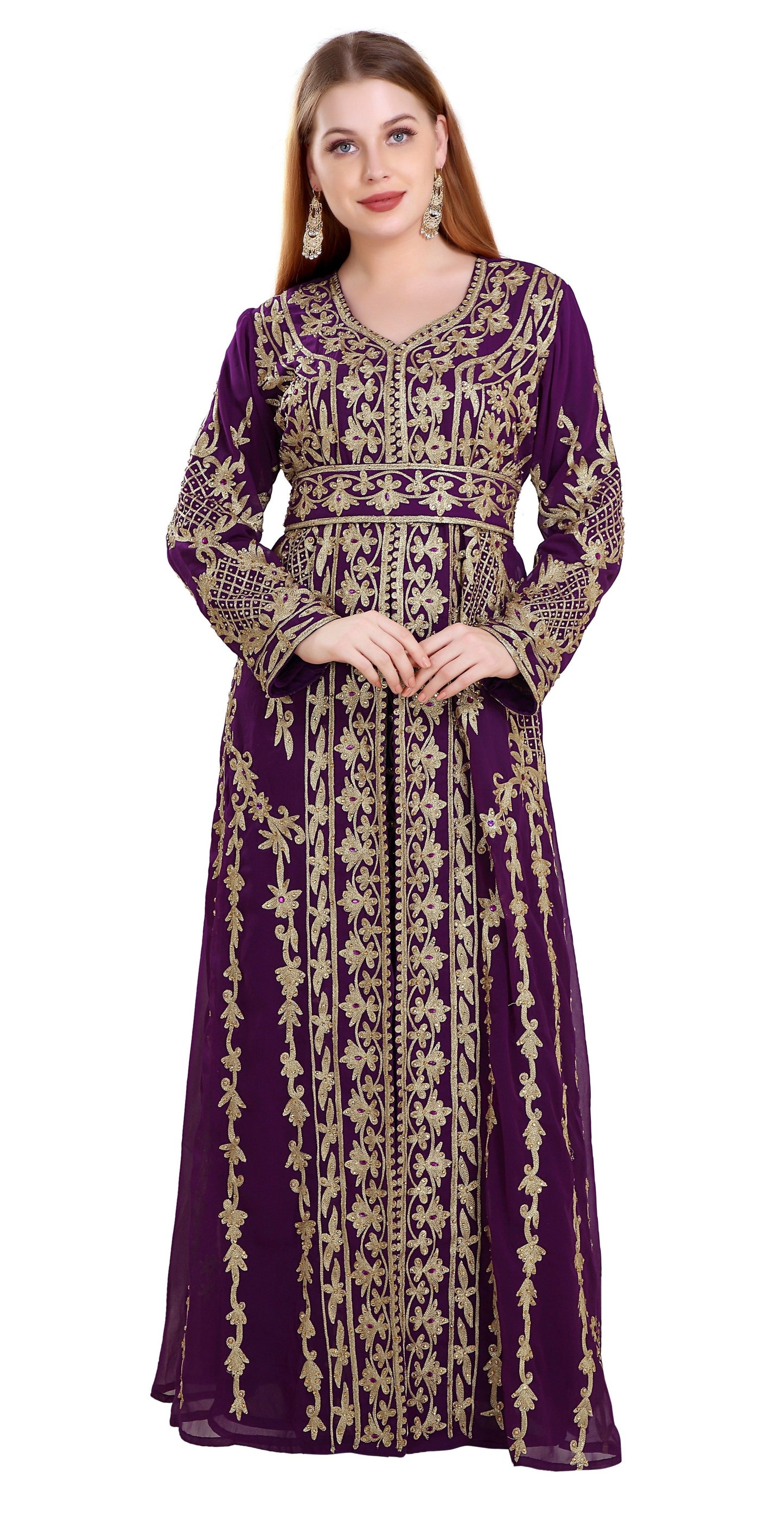 Arabian Gown Designer Caftan - Maxim Creation