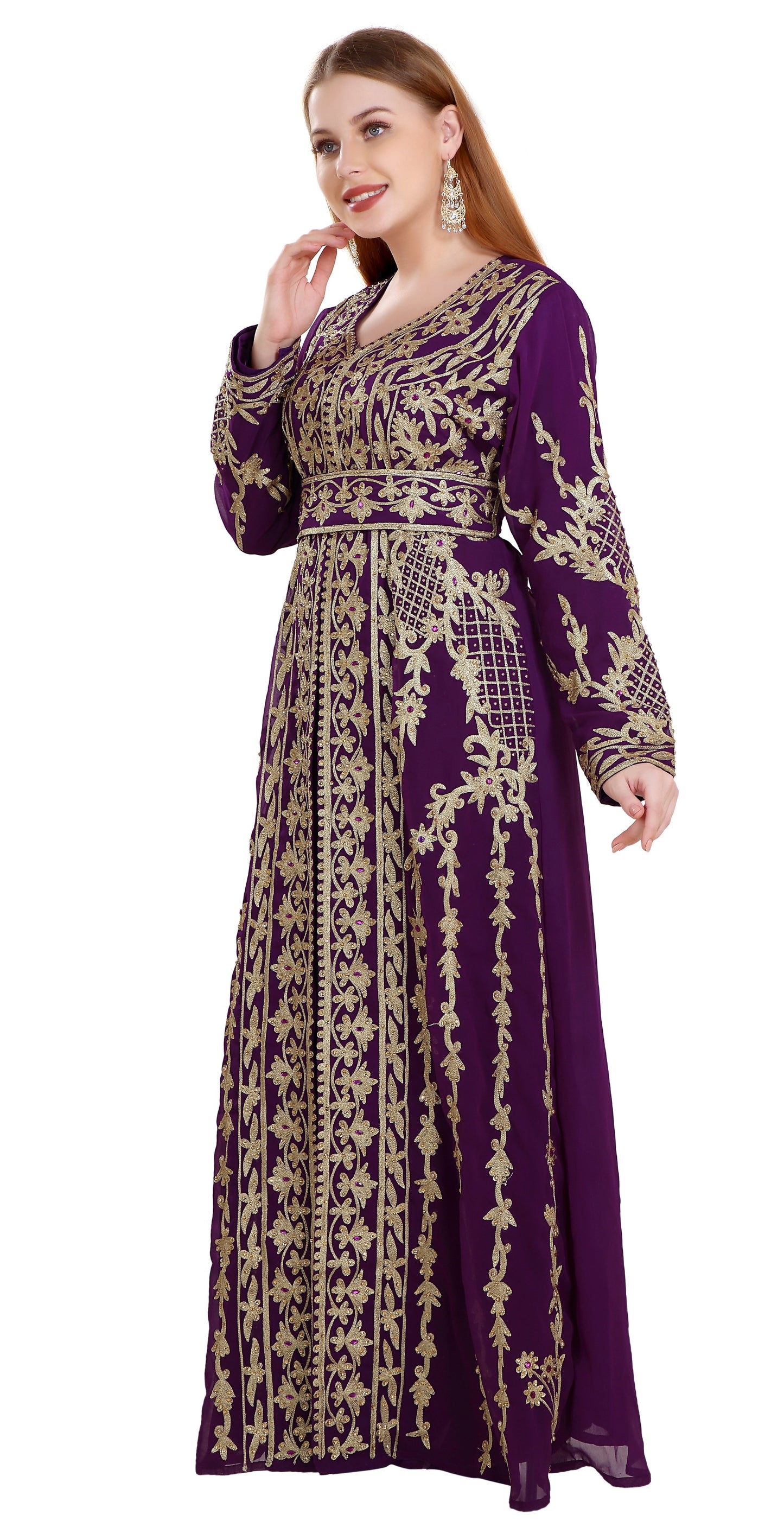 Arabian Gown Designer Caftan - Maxim Creation