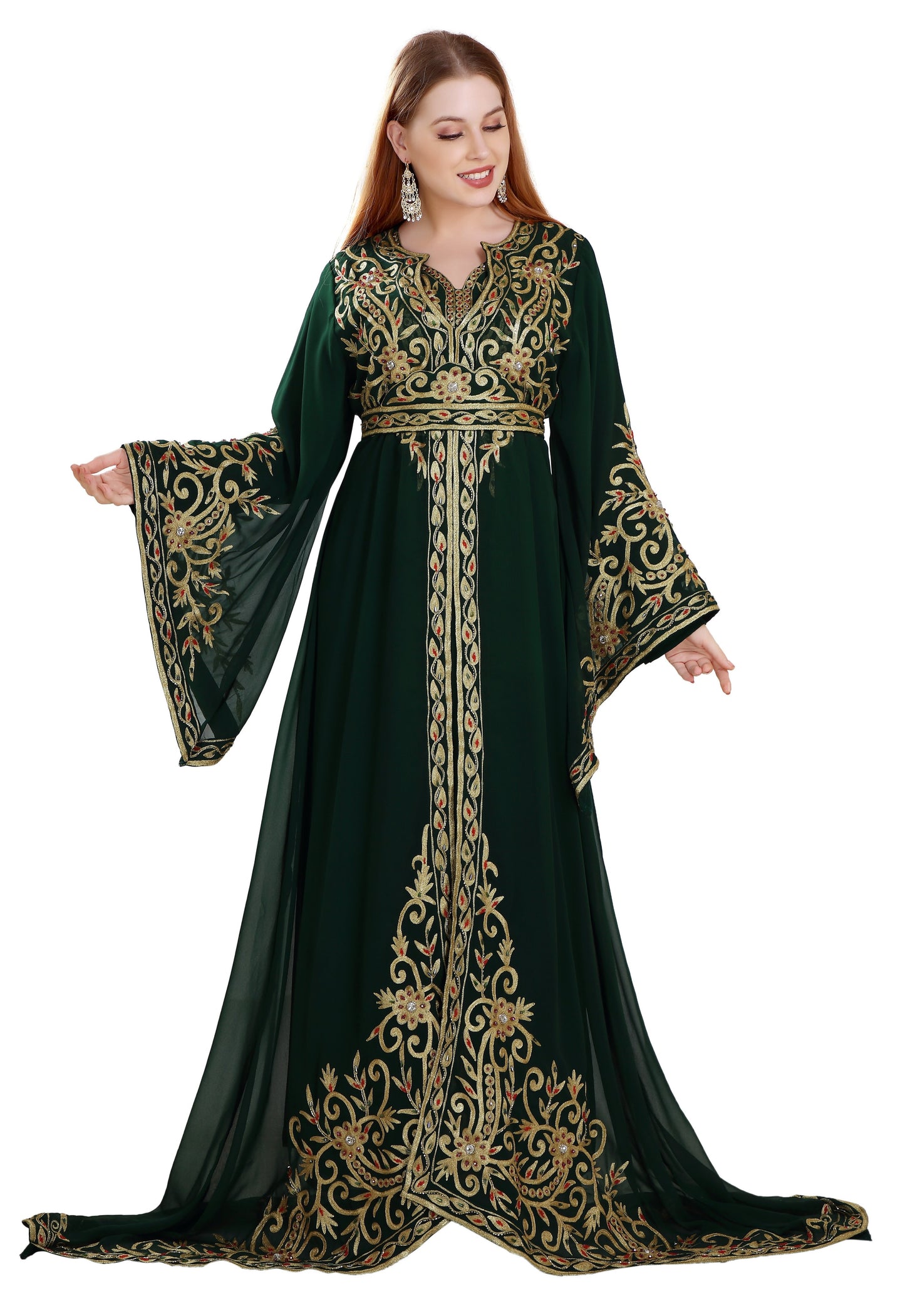 Designer Kaftan Khaleeji Thobe Gown - Maxim Creation