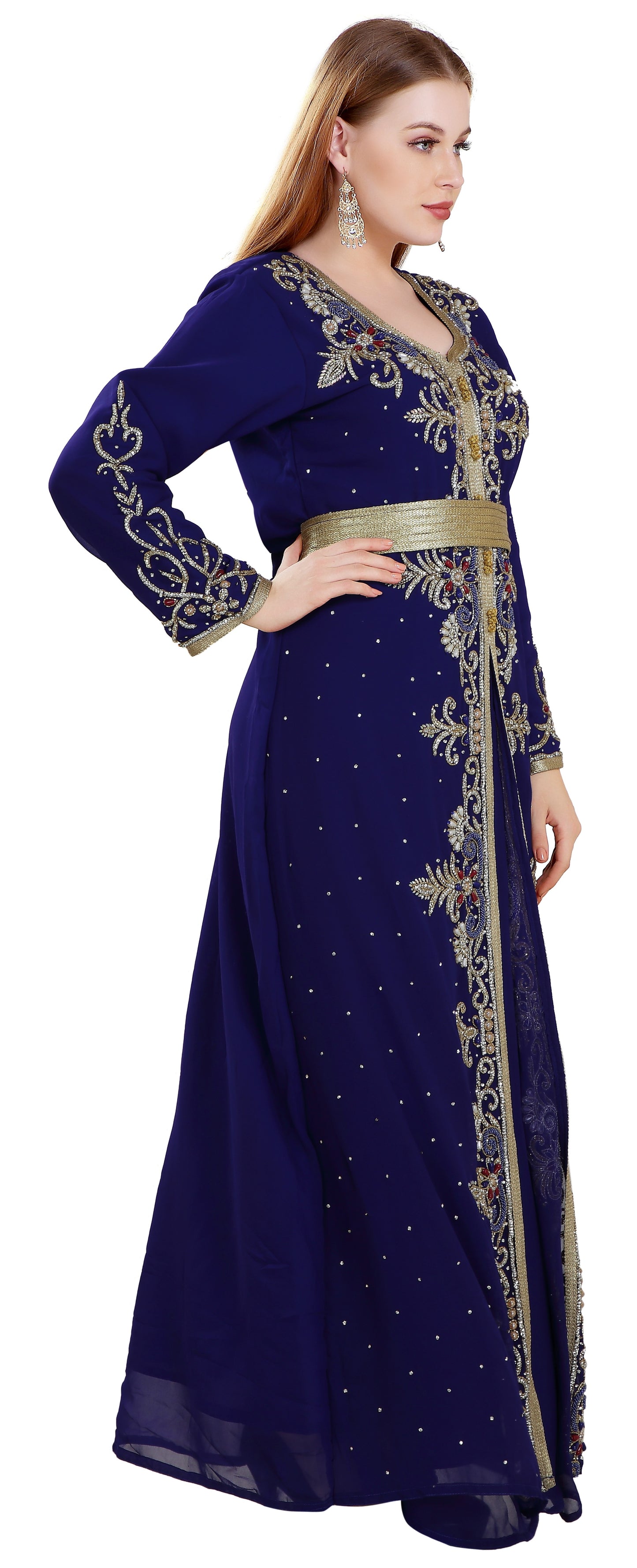 Persian Abaya Designer Kaftan Dress - Maxim Creation