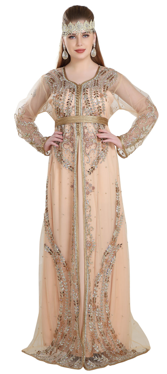 Modern Jalabiya Designer Kaftan - Maxim Creation