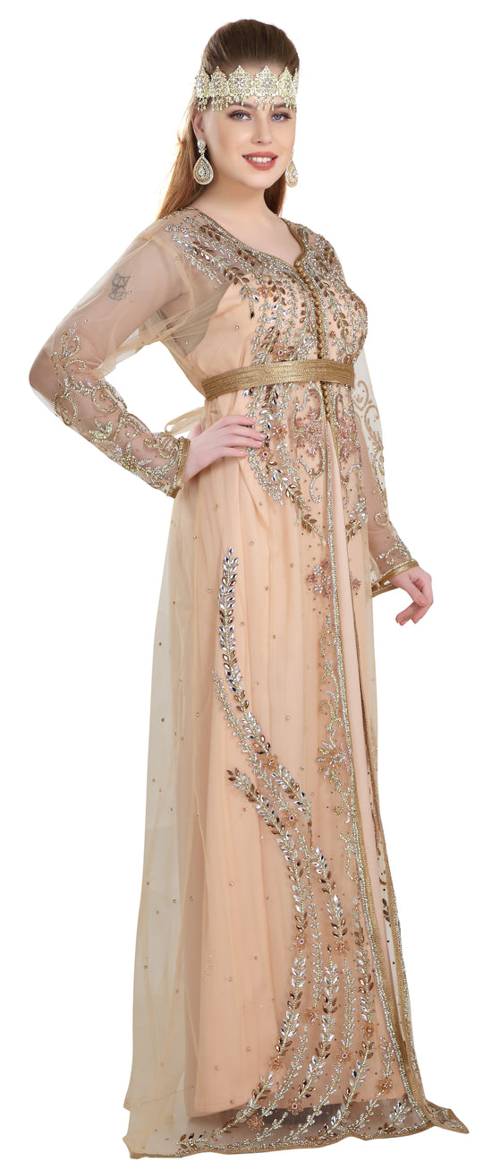 Modern Jalabiya Designer Kaftan - Maxim Creation