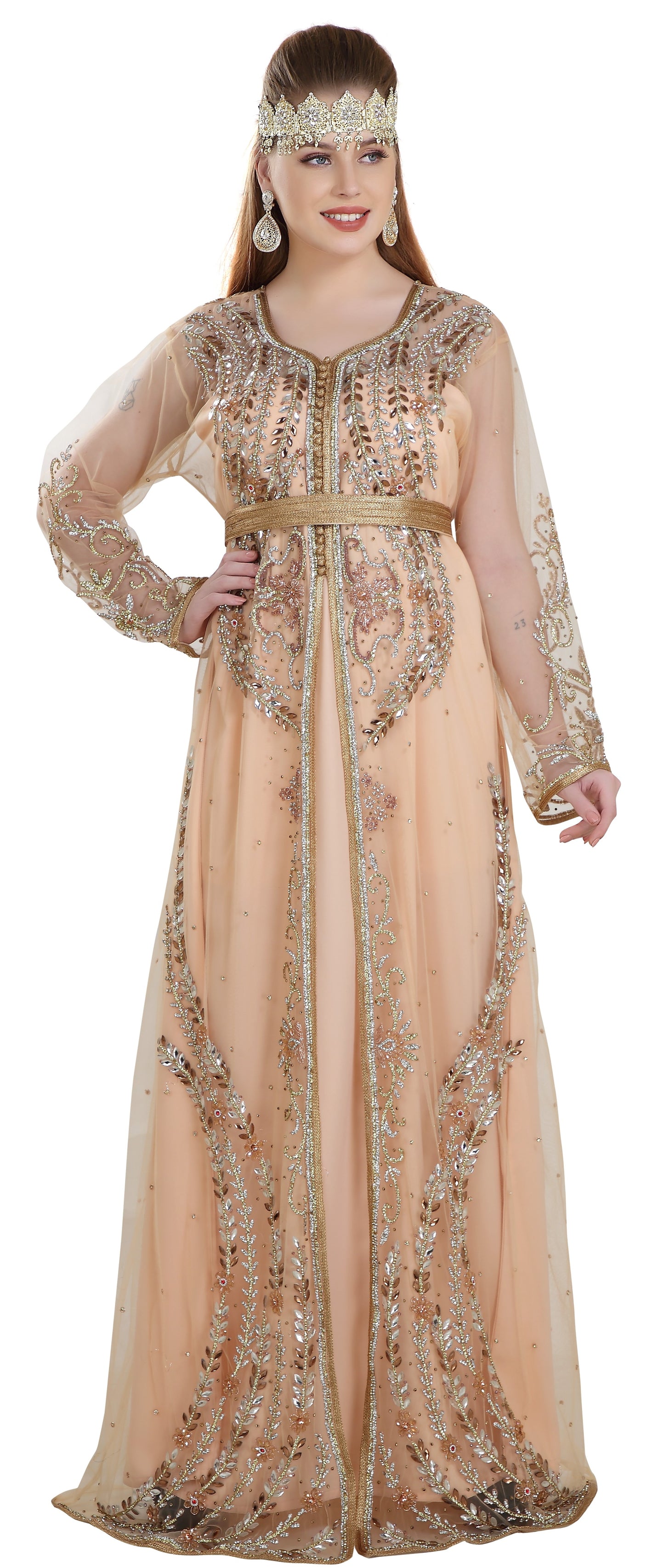 Modern Jalabiya Designer Kaftan - Maxim Creation