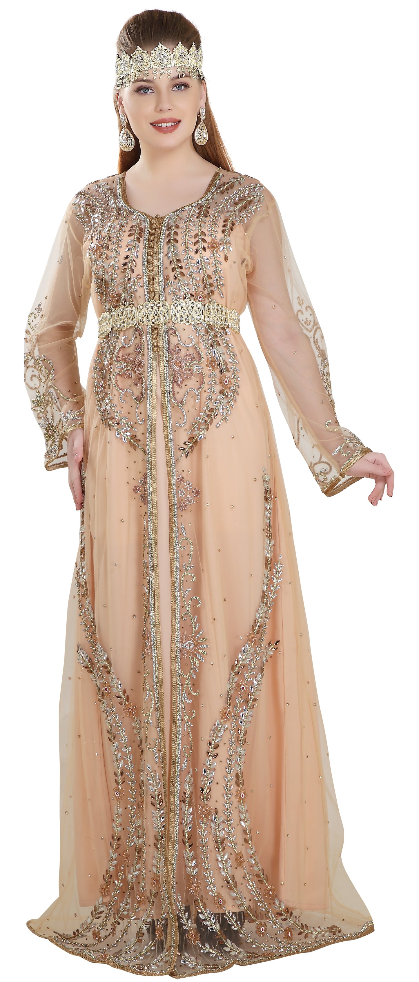 Modern Jalabiya Designer Kaftan - Maxim Creation