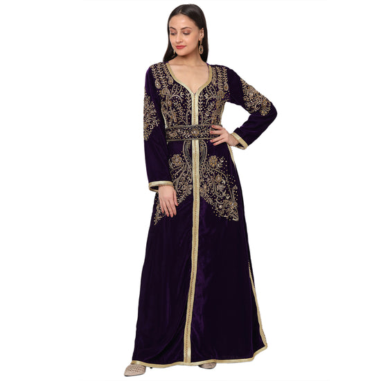 Designer Caftan Embroidered Caftan - Maxim Creation