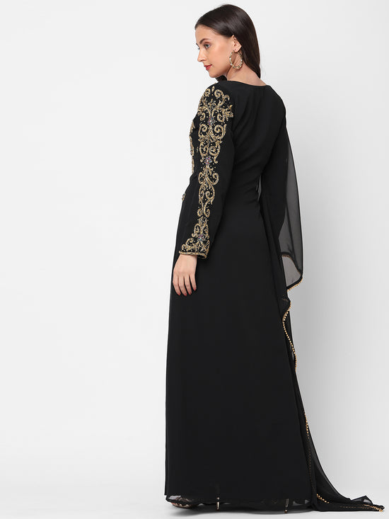 Arabian Jalabiya Evening Party Gown - Maxim Creation