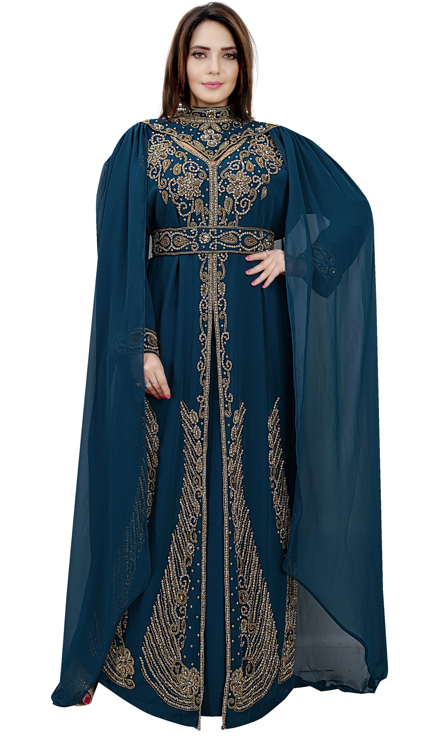 African Abaya Luxe Kaftan Dress - Maxim Creation