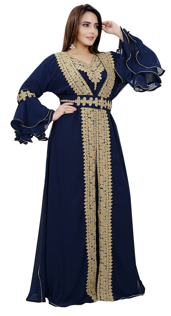 Tailor Made Kaftan Designer Abaya - Maxim Creation