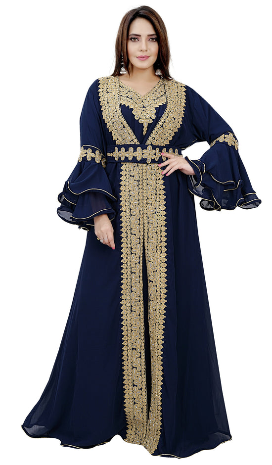 Tailor Made Kaftan Designer Abaya - Maxim Creation