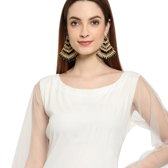 Modern Caftan Cocktail Party Gown - Maxim Creation