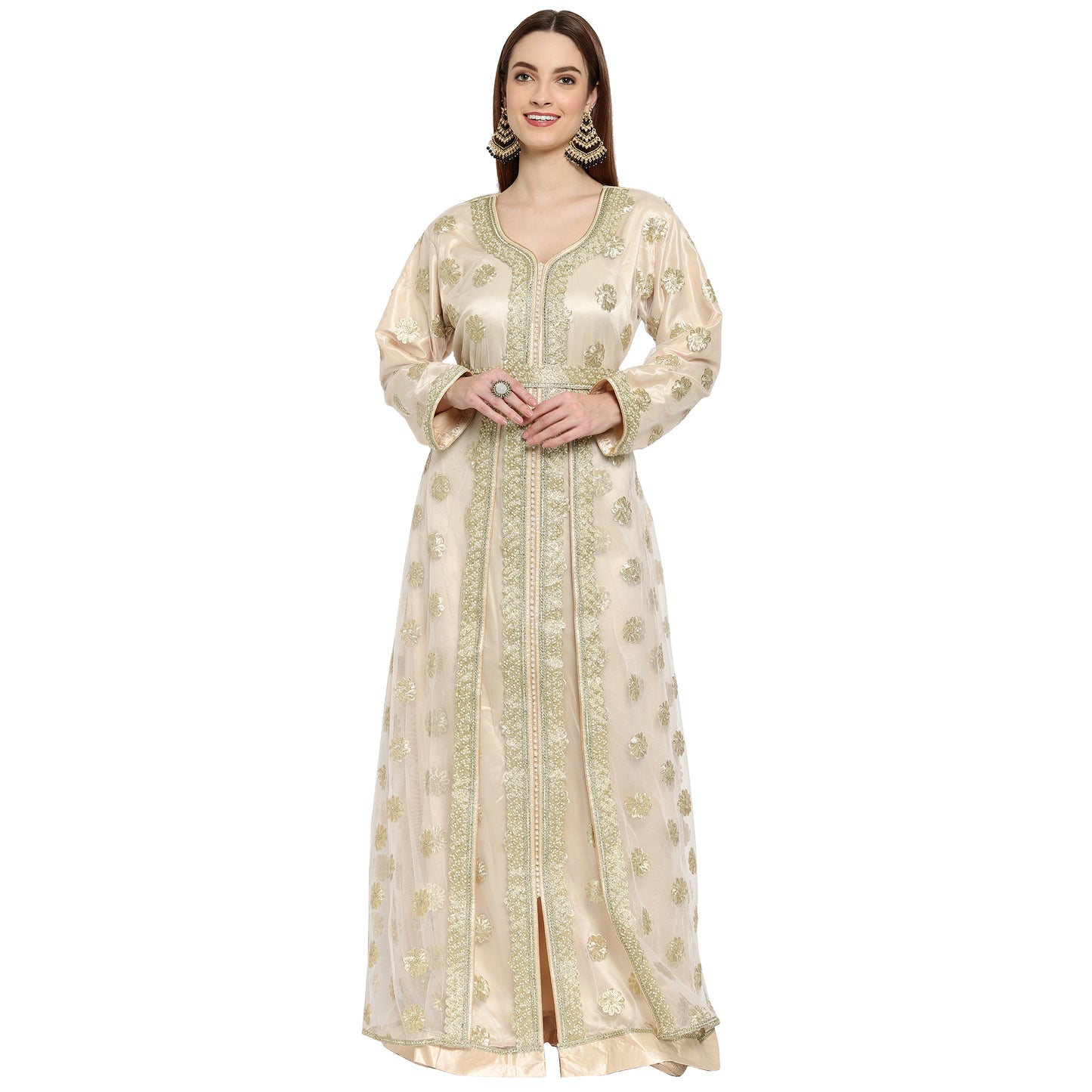 Arabian Djellaba Evening Party Dress - Maxim Creation